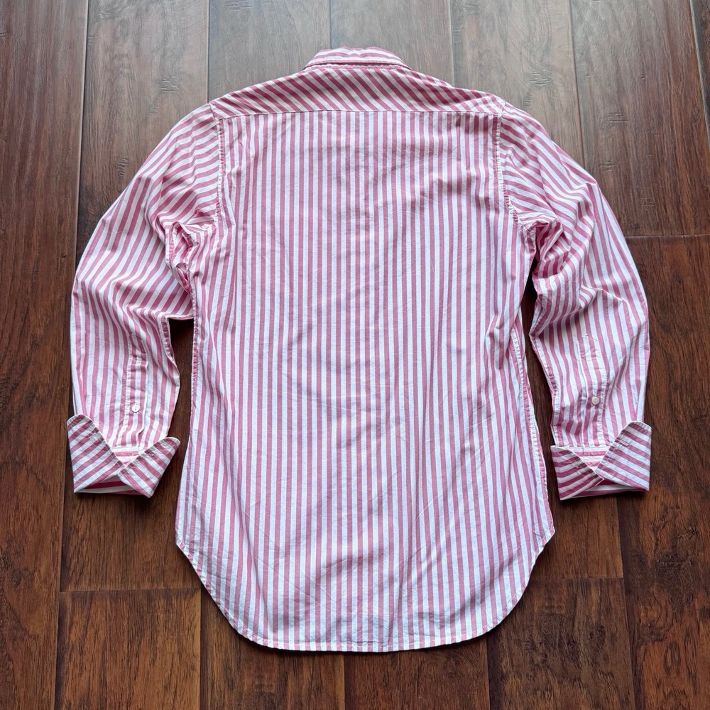 Nili Lotan Women's Red Striped Button Down Shirt XS Quiet Luxury‎ Boyfriend Prep - Picture 13 of 16